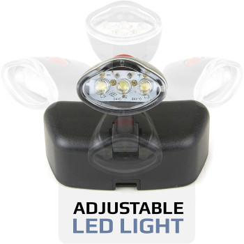 Carson Pro Series MagniVisor Deluxe Head-Worn LED Lighted Magnifier with 4 Different Lenses (1.5x, 2x, 2.5x, 3x) (CP-60)