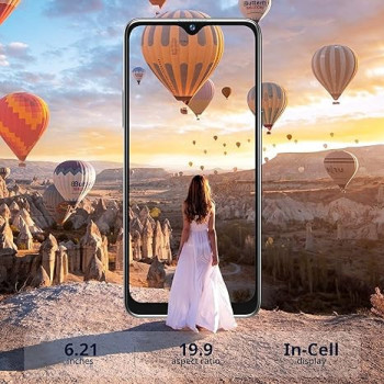 Mobile Phone,Blackview A80S Smartphones SIM Free Unlocked,6.21 inches HD+ Screen,13MP Quad AI Camera,Octa-core 4GB+64GB/SD 128GB,4200mAh Battery, Face/Fingerprint ID-Black