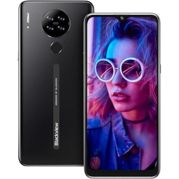 Mobile Phone,Blackview A80S Smartphones SIM Free Unlocked,6.21 inches HD+ Screen,13MP Quad AI Camera,Octa-core 4GB+64GB/SD 128GB,4200mAh Battery, Face/Fingerprint ID-Black