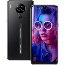 Mobile Phone,Blackview A80S Smartphones SIM Free Unlocked,6.21 inches HD+ Screen,13MP Quad AI Camera,Octa-core 4GB+64GB/SD 128GB,4200mAh Battery, Face/Fingerprint ID-Black