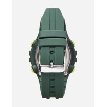 Lorus Men's Digital Quartz Watch R2327PX9, Green-yellow, strap