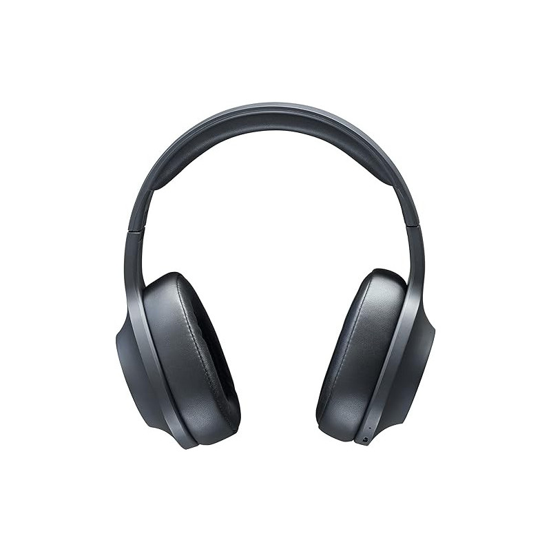 Nokia E1200 Essential Wireless Headphones, On-Ear Headphones with Foldable Headband, Bluetooth 5.0 Compatible, 40Hrs Wireless Playtime, Black