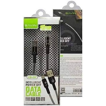 BAVIN CB-157 Quick Charging Auto Disconnect Nylon Braided Cable 2.4A for USB To Micro