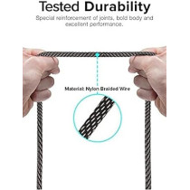 BAVIN CB-157 Quick Charging Auto Disconnect Nylon Braided Cable 2.4A for USB To Micro
