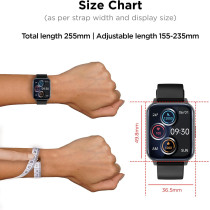 Fire-Boltt Ninja 3 Smartwatch Full Touch 1.69” & 60 Sports Modes with IP68, Sp02 Tracking, Over 100 Cloud based watch faces