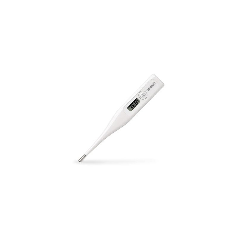 Omron MC 246 Digital Thermometer With Quick Measurement of Oral And Underarm Temperature in Celsius And Fahrenheit, Water Resistant for Easy Cleaning