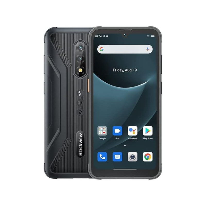 Blackview BV5200 Rugged Phone, 4GB+32GB ace Unlock, 5180mAh Battery, 6.1 inch Android 12 MTK6761 Helio A22 Quad Core up to 2.0GHz, Network: 4G, NFC, OTG, Dual SIM (Grey)