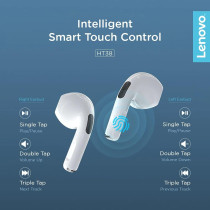 Lenovo Ht38 White, Wireless, Small