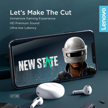 Lenovo Ht38 White, Wireless, Small