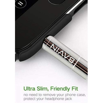 Bavin Audio AUX Mode Audio Cable Double-headed 3.5mm Male to Male Car Phone Song Connection Cable - white