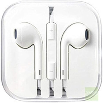 White Headsets Handfree for iPhone 5 and other SAMSUNG iPhone's and Mobile Phones with Mic