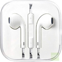 White Headsets Handfree for iPhone 5 and other SAMSUNG iPhone's and Mobile Phones with Mic