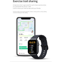 Mibro T1 Smart Watch Bluetooth Call Watch With 1.6-inch AMOLED HD Display Health Tracking & 20 Sport Modes 2 ATM Waterproof Bluetooth 5.0 - Black, Normal