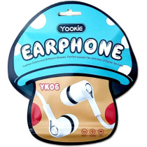 YOOKIE YK06 STEREO EARPHONE (White)