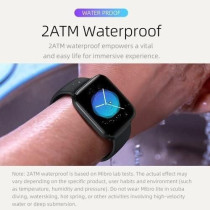 Mibro C2 Smart Watch 1.69 Inch Touch Control HD Screen 24H Heart Rate And Sleep Monitoring SpO2 Sensor Measurement, Long Battery Life, Black