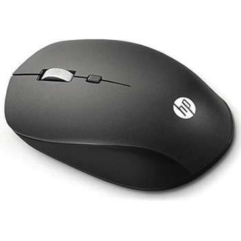 Mice - New S1000 2.4G Wireless Mouse Desktop Laptop Computer Mice 1600dpi Advanced Invisible Optical Mute Mouse Black & White Color (Black HP-S1000)