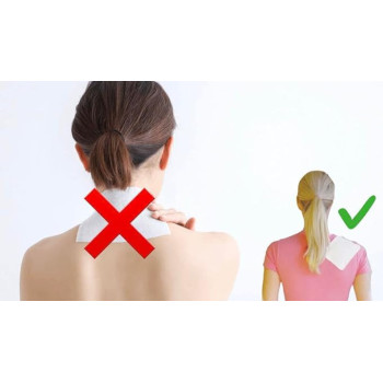 Masterplast Self Adhesive Heat Pads relieves Aches Pains Pack, White, 10x13 cm (Pack of 2)