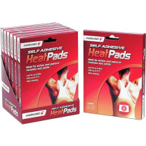 Masterplast Self Adhesive Heat Pads relieves Aches Pains Pack, White, 10x13 cm (Pack of 2)