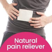 Masterplast Self Adhesive Heat Pads relieves Aches Pains Pack, White, 10x13 cm (Pack of 2)