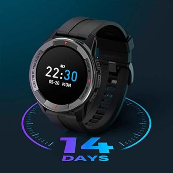 Mibro X1 Sports Smart Watch 1.3-inch Amoled HD And Lightweight Colorful Screen, 38 Sport Modes Compromise, Health Monitoring, 2-Weeks Battery Life, Waterproof - Black, Standard