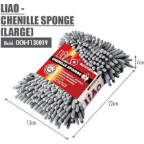 LiAo Microfiber Chenille Sponge Car Washing Multipurpose Use Scratch & Lint Free Kitchen Clothes Sink Cleaning Home Improvement Household Cleaners Handheld Sponges
