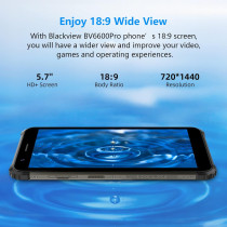 Blackview Rugged Cell Phone Unlocked, BV6600Pro Thermal Imaging Rugged Unlocked Phones, 4GB+64GB Android 11 Waterproof Unlocked Smartphone, 5.7 HD+ Cellphone