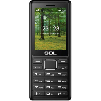 SOL CASTOR B2405, 2.4 Inches Big Screen Feature Phone, Camera and Wireless FM Radio With 2 years Replacement Warranty