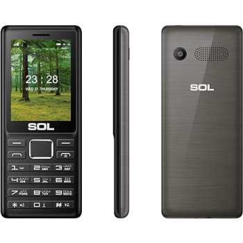 SOL CASTOR B2405, 2.4 Inches Big Screen Feature Phone, Camera and Wireless FM Radio With 2 years Replacement Warranty
