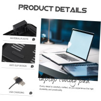 STOBOK Notebook Cooler PC Accessories Cooling Pad for Laptop Portable Computer Stand Plastic Laptop Bracket Laptop Stand for Desk Laptop Holder