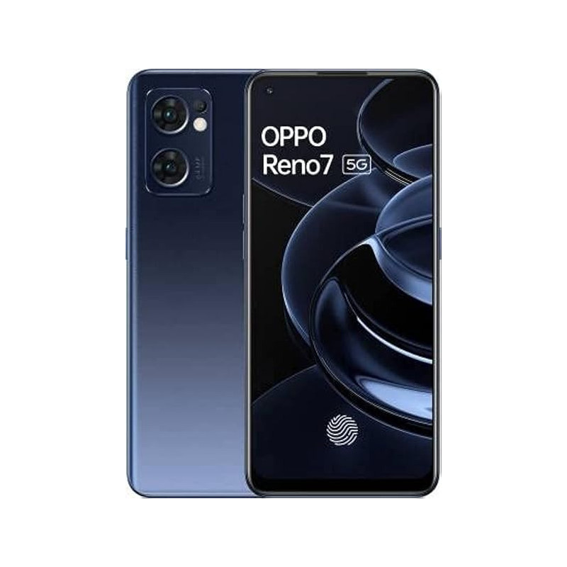 OPPO Reno7 5G Dual SIM Smartphone 256GB 8GB RAM, 65W Super VOOC Flash Charge,5G Mobile Phone Unlocked(UAE Version) Starry Black