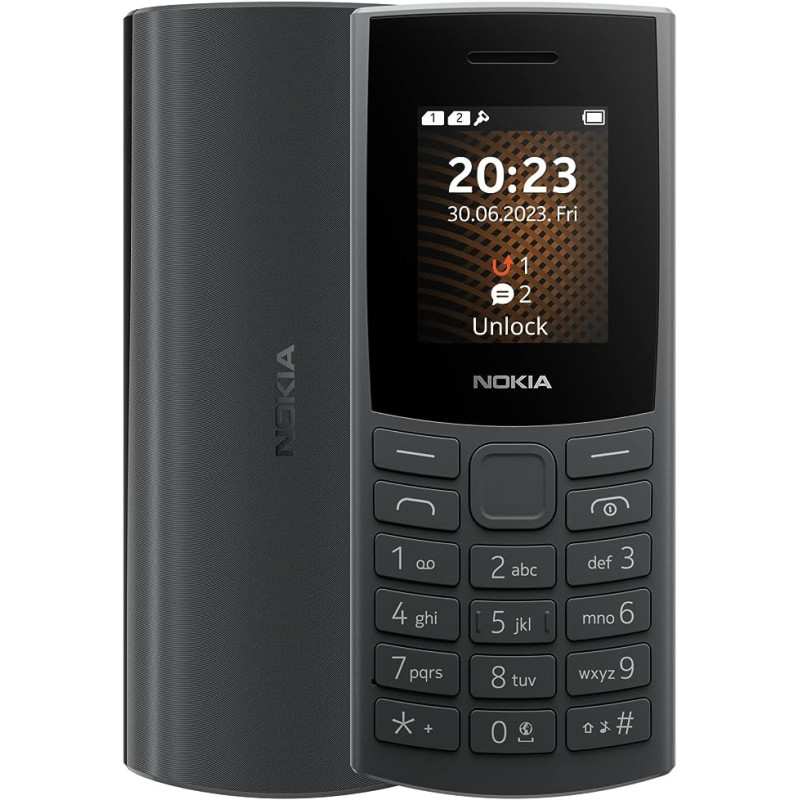 NOKIA 105 4G DS CHARCOAL