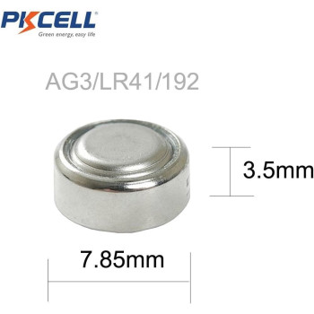PKCELL 30 x (10 pc/card) alkaline coins battery AG3 LR41 L736 LR736 SR41 192 384 392