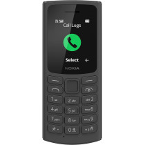 Nokia 105 4G Feature Phone With Long-Lasting Battery, Classic Quality Design, Packed Features, Classic Games, Radio, Flashlight And Plenty Of Storage Space, Dual Sim, - Black
