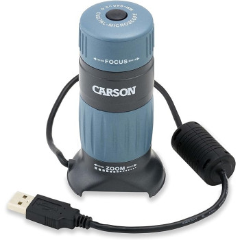 Carson MM-940 zPix 300 Zoom 86x-457x Power USB Digital Microscope with Integrated Camera and Video Capture