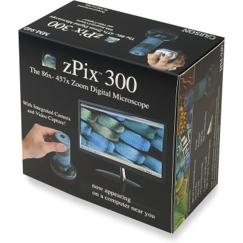 Carson MM-940 zPix 300 Zoom 86x-457x Power USB Digital Microscope with Integrated Camera and Video Capture