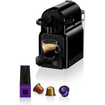 Nespresso Inissia Black Coffee Machine - UAE Version, 1 Year Warranty