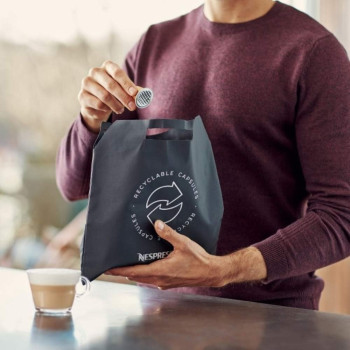 Nespresso Inissia Black Coffee Machine - UAE Version, 1 Year Warranty