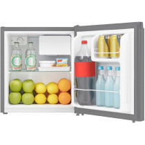 Hisense 60 Liter Compact Single Door Refrigerator, Silver - Rr60D4Asu "Min 1 Year Manufacturer Warranty"