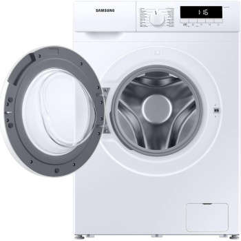 Samsung Front Load Washing Machine With Quick Wash, 7Kg, White, Eco Drum Clean, Ww70T3020Ww Gu, 20 Year Warranty On Digital Inverter Motor