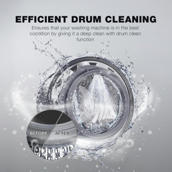 Nikai 7Kg 16 Programs Front Load Washer, Steam Wash, 1000 Rpm, 4 Star Energy Saving, Fully Automatic Washing Machine, Digital Lcd Display, Child Lock, Best For Home And Small Family - Nwm701Fn9S Silver, 1 Year Warranty