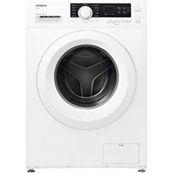 Hitachi 7Kg Front Load Washing Machine, 1200 Rpm, 16 Programs, Fully Automatic Washer, Led Multifunctional Display, Tangle-Free, Auto Power Off, Baby Care And Rapid 15 Program, White, Bd70Ge3Cgxwh, 1 Year Warranty