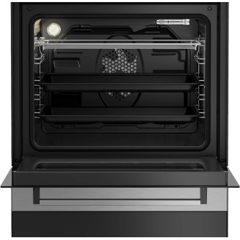 Beko 60 X 60 Cm, 4 Zones Ceramic Electric Cooking Range, Steel Finish Fsm67320Gxs"Min 1 Year Manufacturer Warranty"