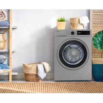 Vestel 10Kg, 62 Lt Volume Front Load Washing Machine, Quick Wash, 15 Programmers, Energy Saving,1200 Rpm,Dark Silver Color, Model - Wb1012T2Tdss - 1 Years Full Warranty, 5 Year Motor Warranty