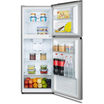 Hisense Refrigerator 264 Liter Top Mount Double Door Silver Model RT264N4DGN, Min 1 Year Manufacturer Warranty
