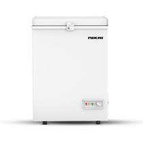 Nikai 150L Single Door Chest Freezer With Storage Basket, High Energy Efficiency Cooling System, Adjustable Temperature, Child Lock, Silent Operation, Ideal For Home And Restaurants - NCF150N7 (White), 1 Year Warranty