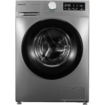 Panasonic 8Kg 1400 Rpm Front Load Washing Machine, Silver - NA-148MG2, 1 Year Warranty