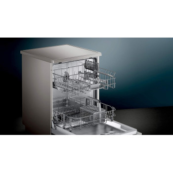 Siemens 5 Programs 12 Place Settings, Free Standing Dishwasher, Silver SN25D800GC Min 1 Year Manufacturer Warranty