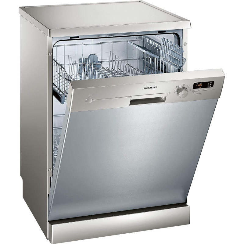Siemens 5 Programs 12 Place Settings, Free Standing Dishwasher, Silver SN25D800GC Min 1 Year Manufacturer Warranty