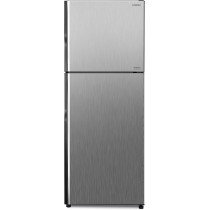 Hitachi 505L Gross 2 Doors Top Mount Refrigerator Rvx505Puk9Kpsv, 10 Year Warranty On Inverter Compressor, No Frost Double Door Fridge, Dual Fan Cooling, Led Light, Twist Ice Tray, Platinum Silver