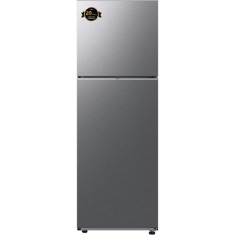 Samsung 345 Litres, Top Mount Freezer, Rt35Cg5404S9Ae, Refined Inox, Spacemax Technology, 20 Year Warranty On Digital Inverter Compressor